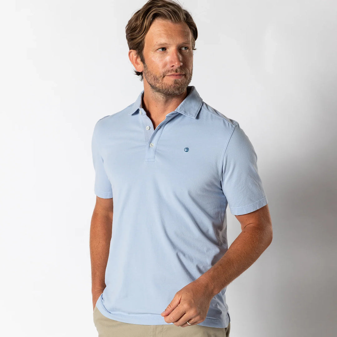 Duck Head Hanover Pima Cotton Polo Light Blue D21116