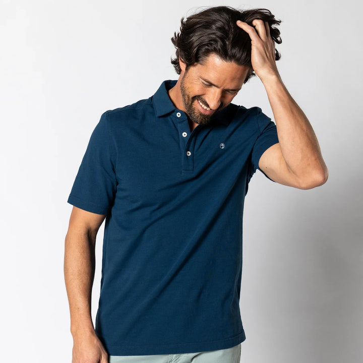 Duck Head Hanover Pima Cotton Polo Navy D21116