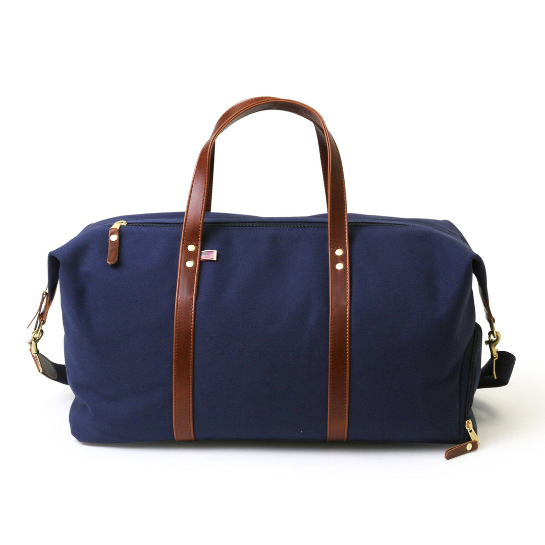 Hudson Sutler Heritage Weekender Duffel Navy / Whiskey Brown HS2504