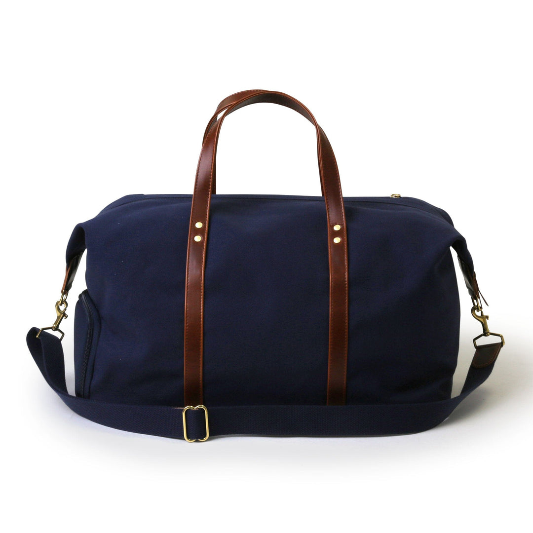 Hudson Sutler Heritage Weekender Duffel Navy / Whiskey Brown HS2504