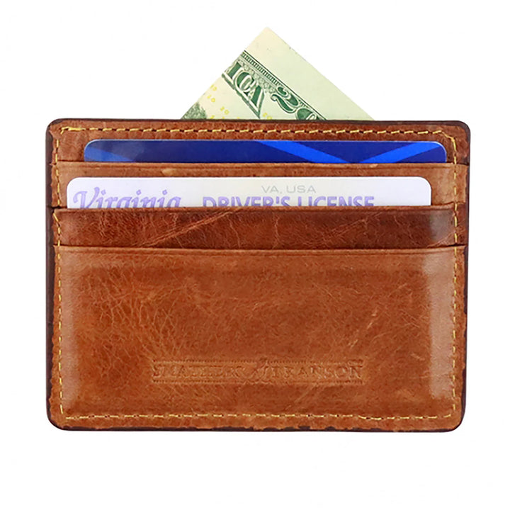 Smathers & Branson Burning a Hole Needlepoint Credit Card Wallet