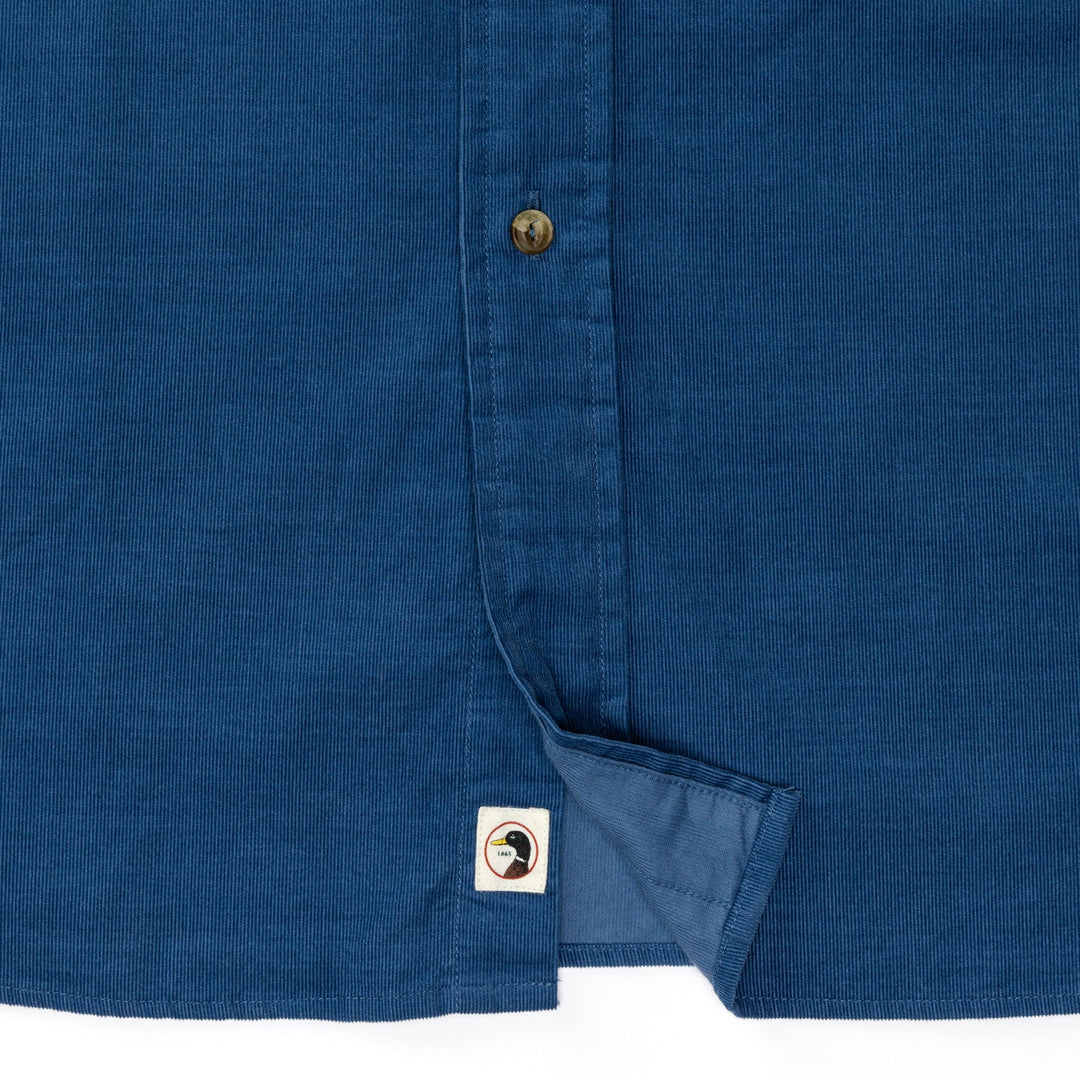 Duck Head Whitman Corduroy Sport Shirt Coronet Blue D11307