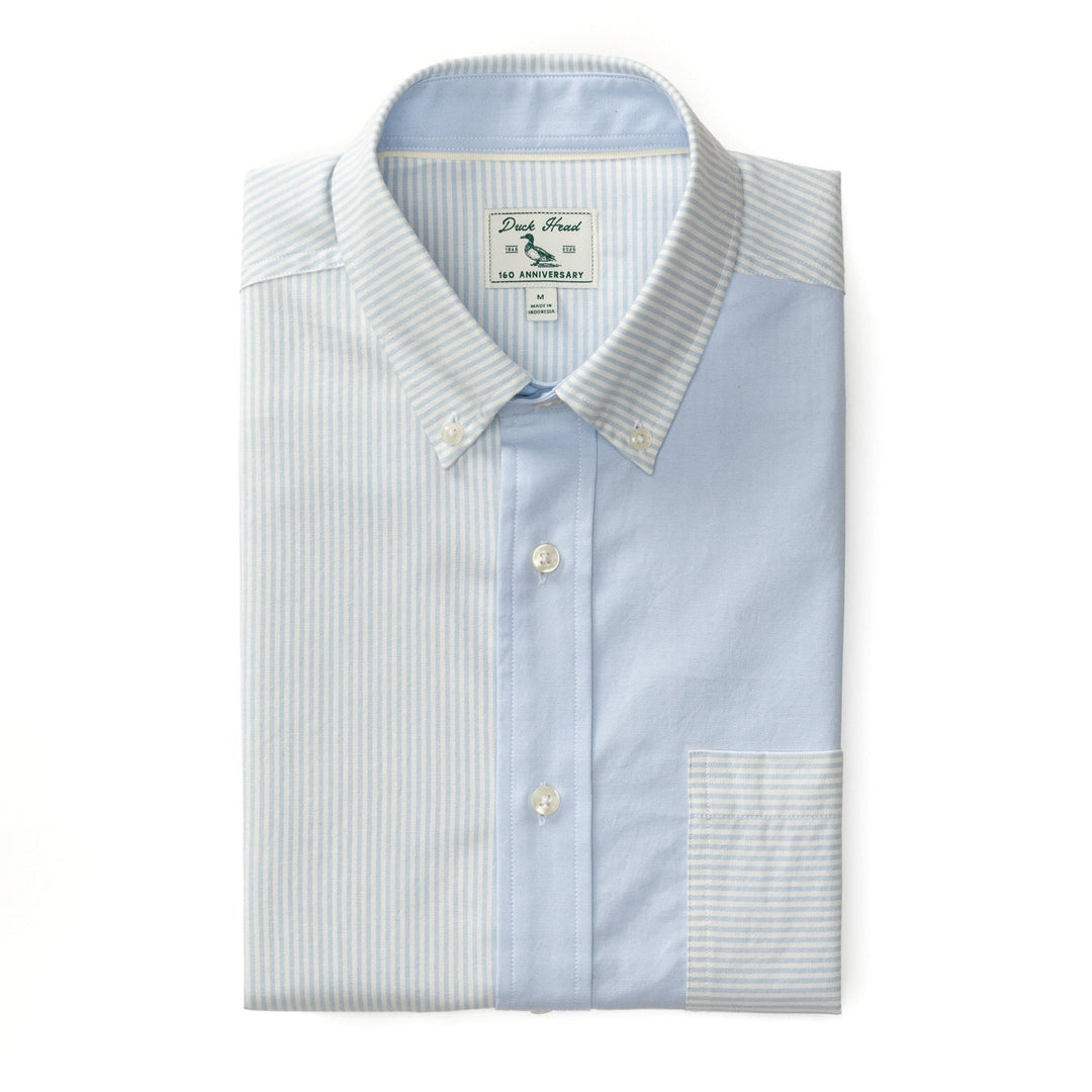 Duck Head Cotton Oxford Sport Shirt Light Blue D11419