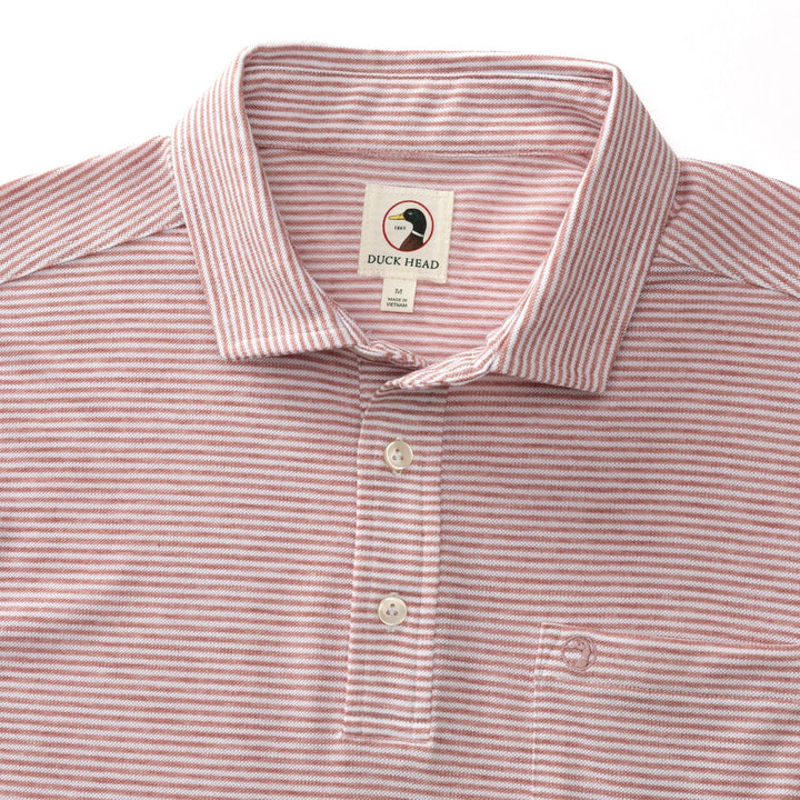 Summerford Stripe Performance Pique Polo