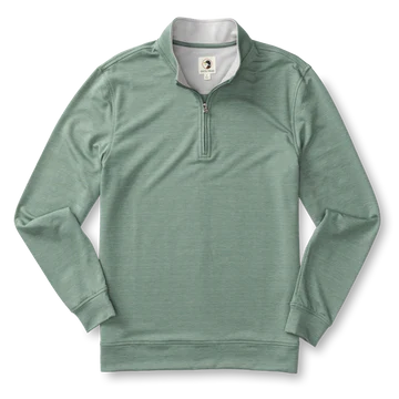 Duck Head Dunmore Performance 1/4 Zip Pullover Shadow Green D21068