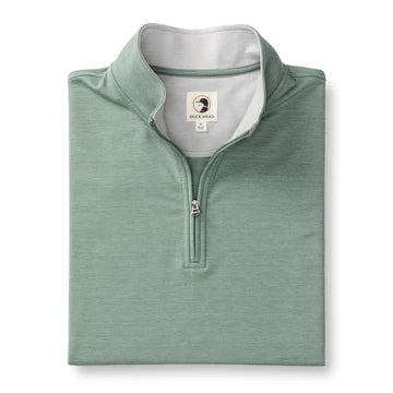 Duck Head Dunmore Performance 1/4 Zip Pullover Shadow Green D21068