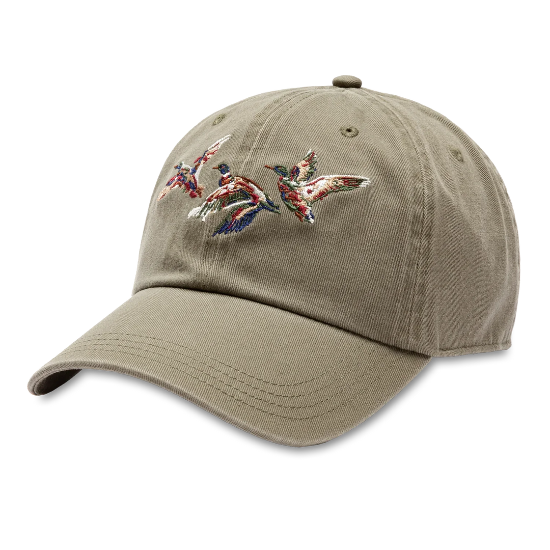 Duck Head Flying Mallard Twill Hat Field Grey D41025