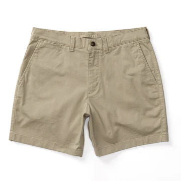 Duck Head 7" Gold School Chino Short Khaki Gold Patch D61003