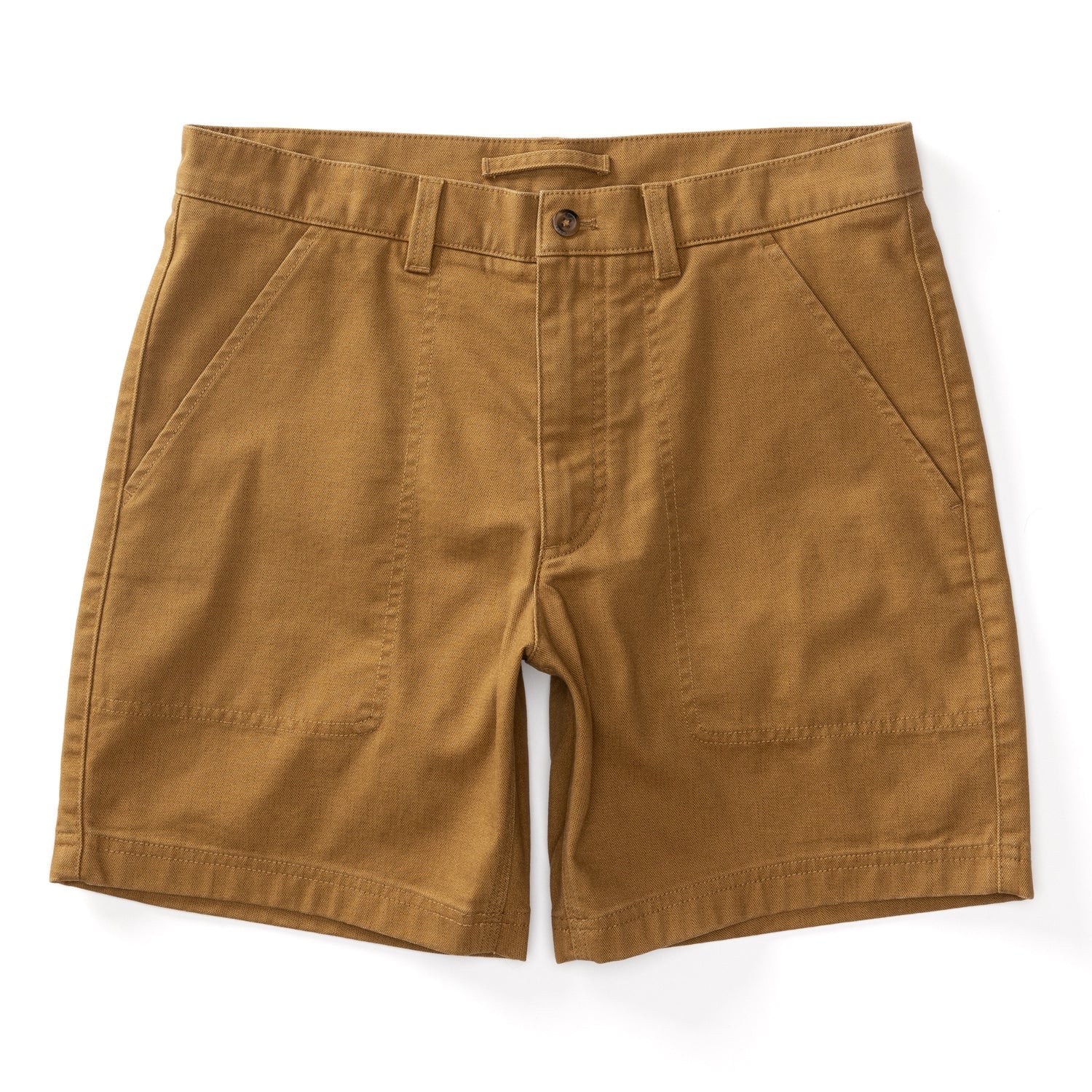 Duck Head 7 Field Canvas Camp Short Dull Gold John Hyatt Clothing