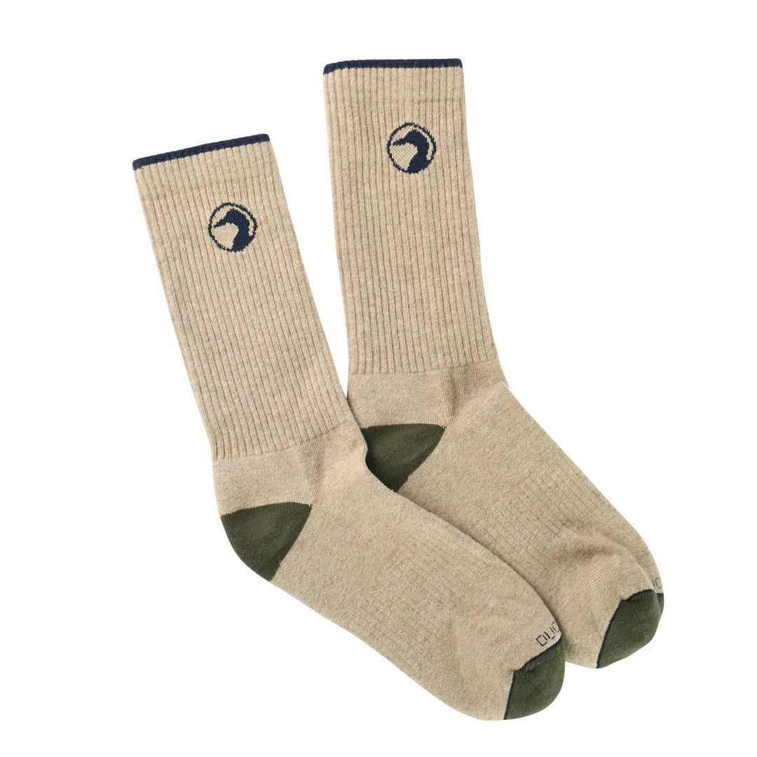 Duck Head Logo Sock Stone D81017