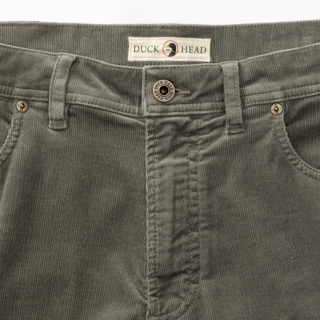 Duck Head Holston Corduroy Five-Pocket Castor Grey D91019