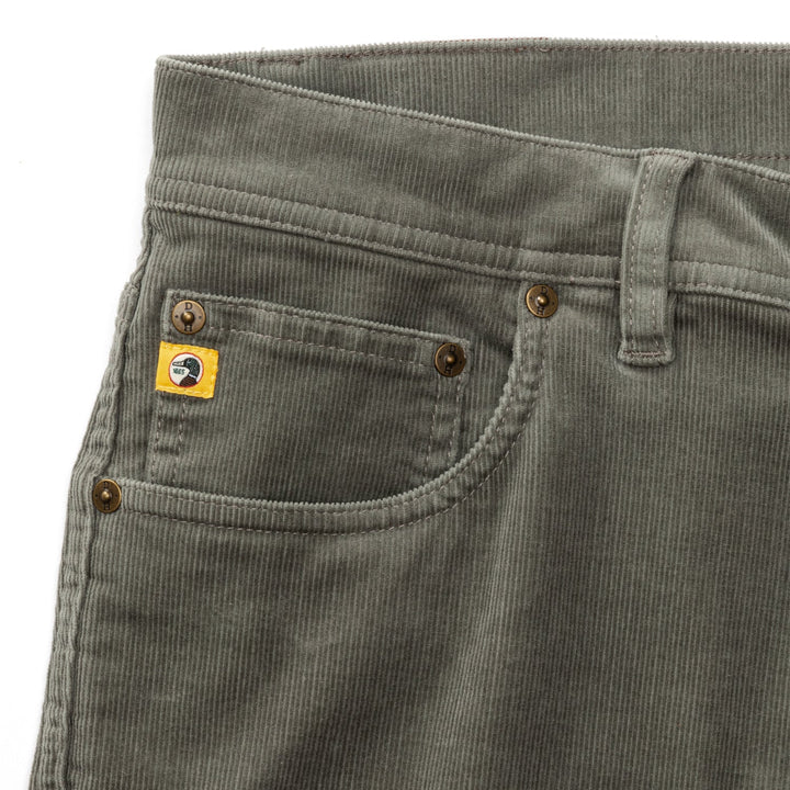 Duck Head Holston Corduroy Five-Pocket Castor Grey D91019