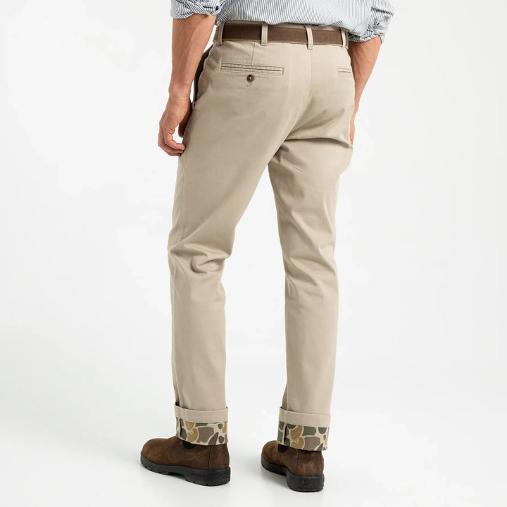 Duck Head Classic Fit Brushed Back Gold School Chino Khaki D91031