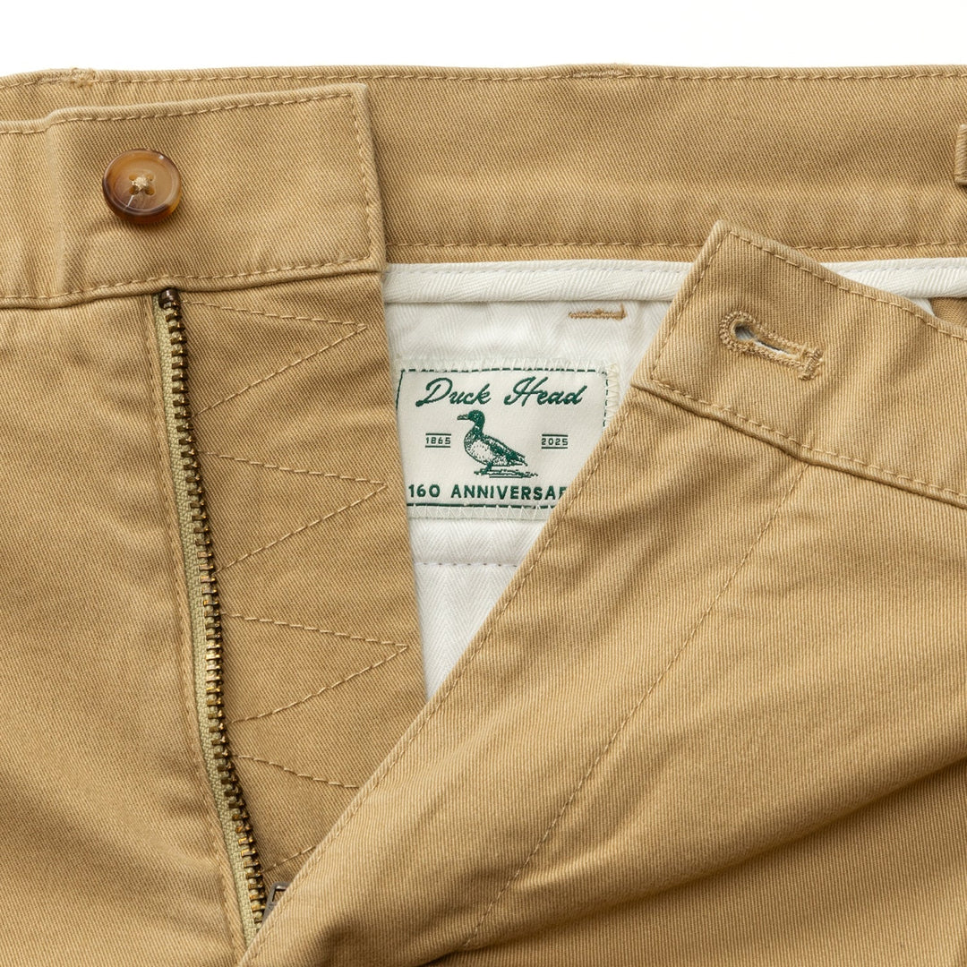 Duck Head Pleated Gold School Chino Original Khaki D91033