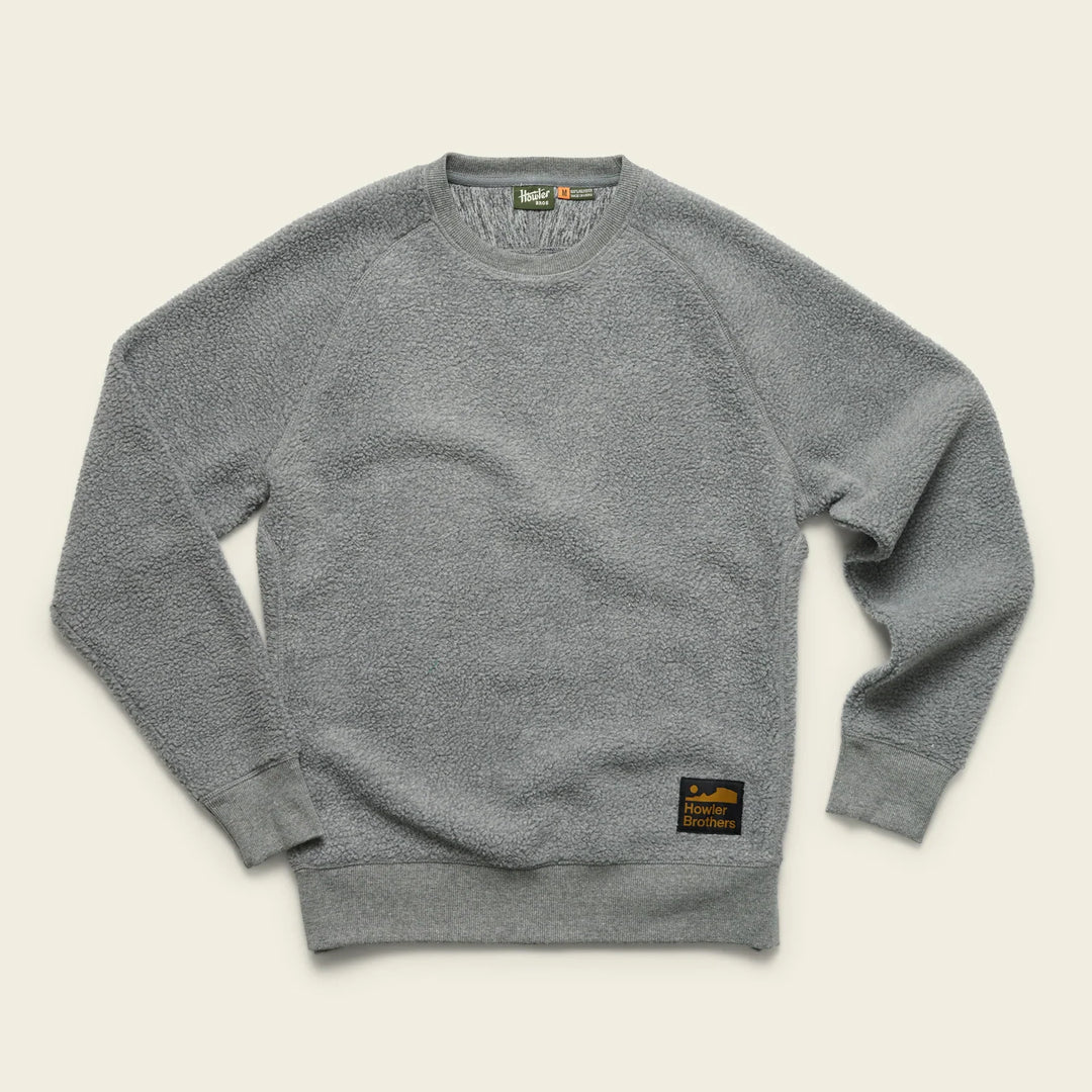 Howler Bros. Eleos Fleece Crewneck Athletic Grey HWB1113