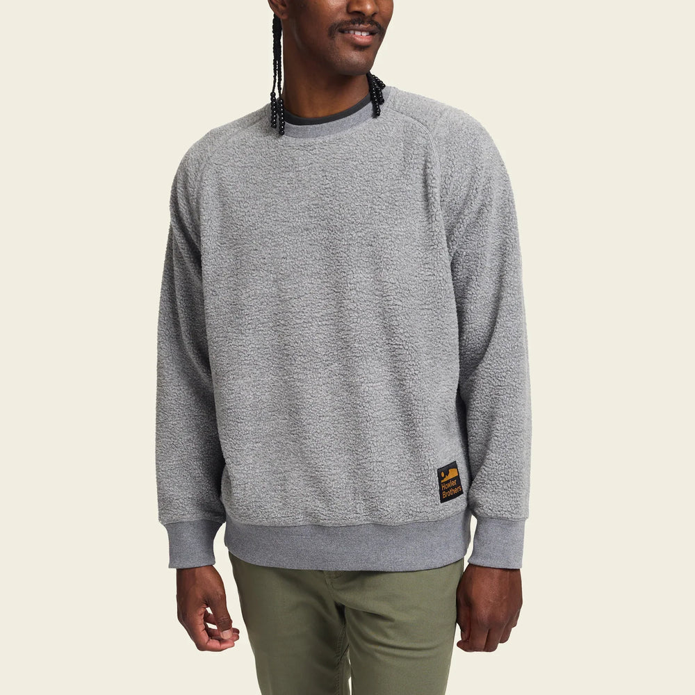 Howler Bros. Eleos Fleece Crewneck Athletic Grey HWB1113