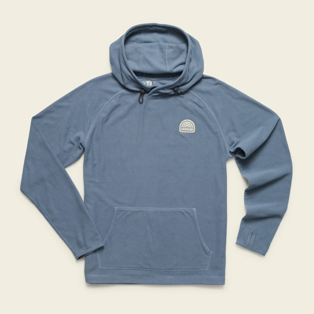 Howler Bros. Palo Duro Grid Fleece Hoodie Mirage Blue HWB1550