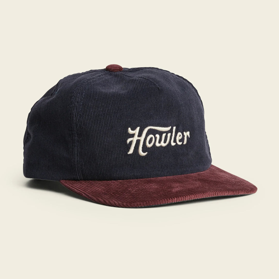 Howler Bros. Howler Script Snapback Navy / Burgundy 160524F