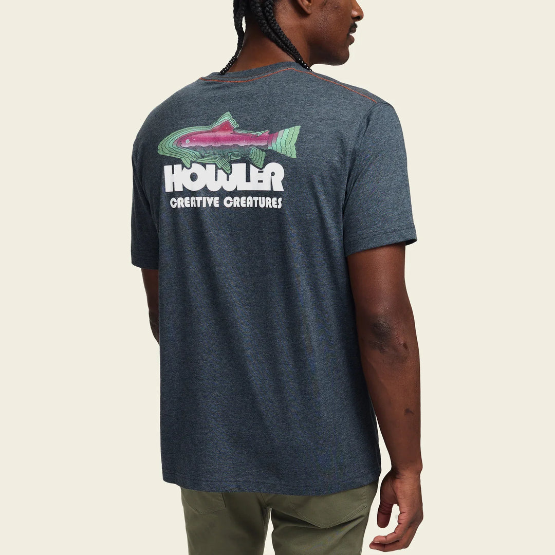 Howler Bros. Trucha Pocket T-Shirt Charcoal Heather 111024F