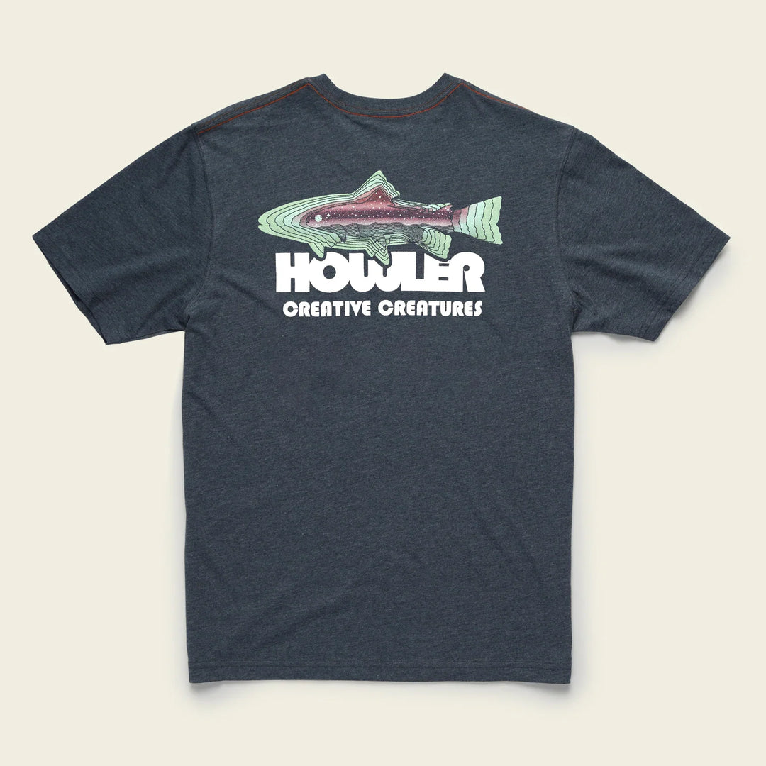 Howler Bros. Trucha Pocket T-Shirt Charcoal Heather 111024F