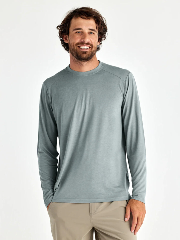 Free Fly Bamboo Lightweight Long Sleeve Slate LWL