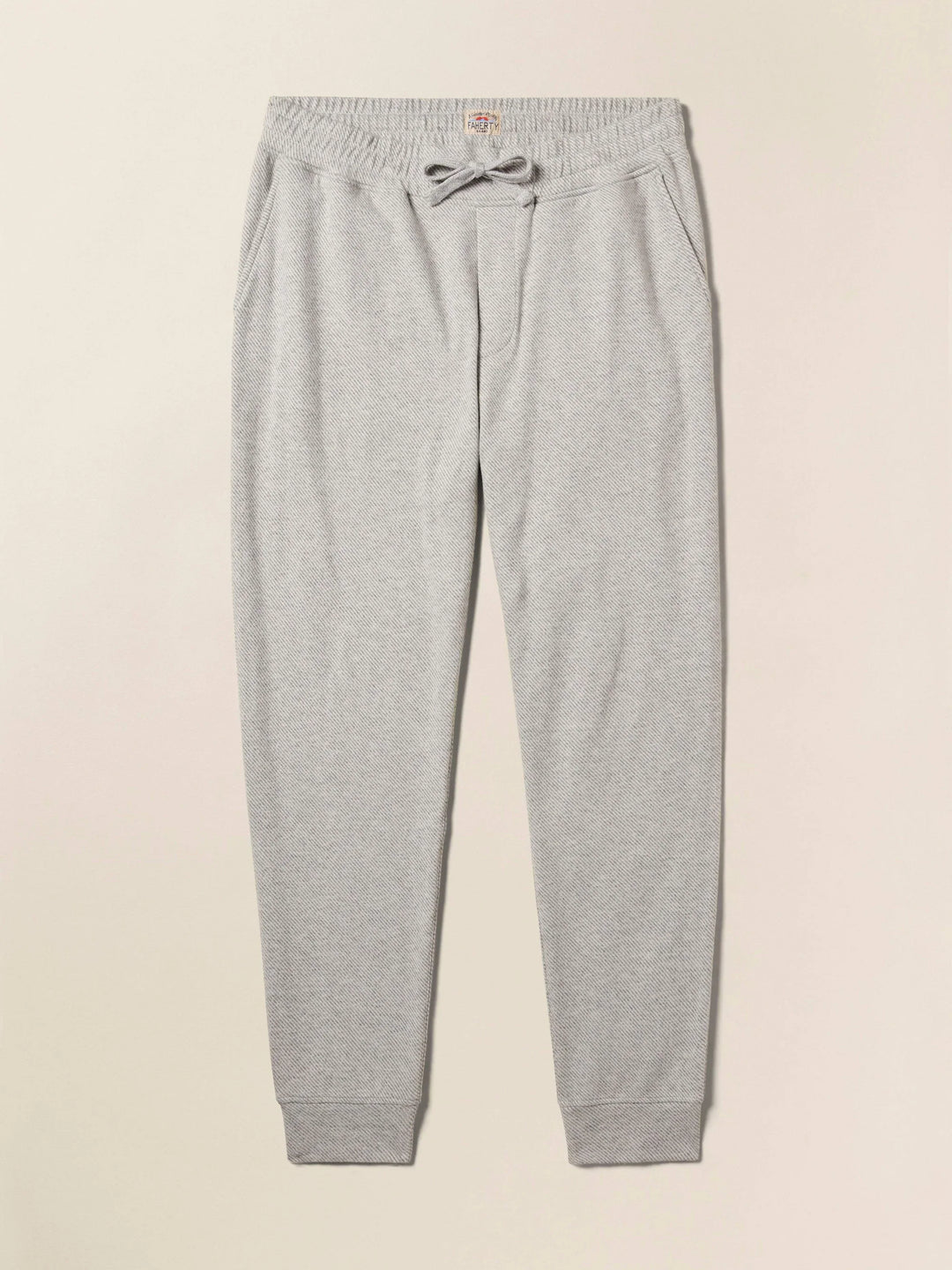 Faherty Legend Sweatpant Light Grey Heather MBC0060