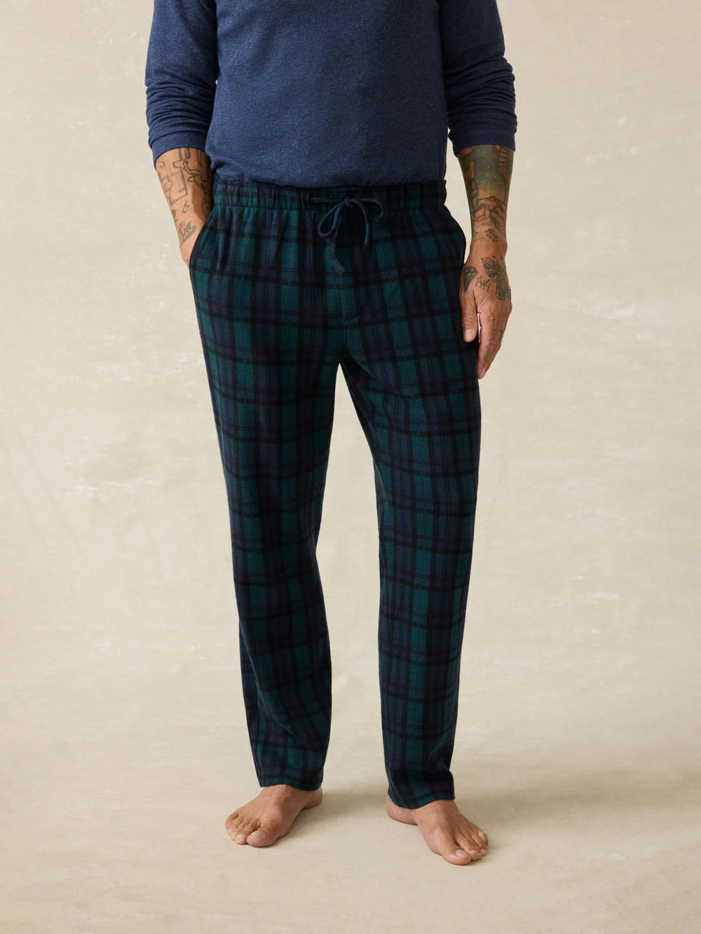 Faherty Legend Pajama Pant Blackwatch MBH2307