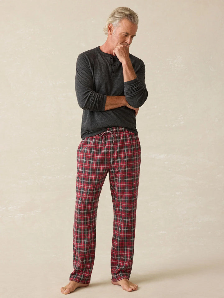 Faherty Legend Pajama Pant Redwood Mountain Plaid  MBH2307