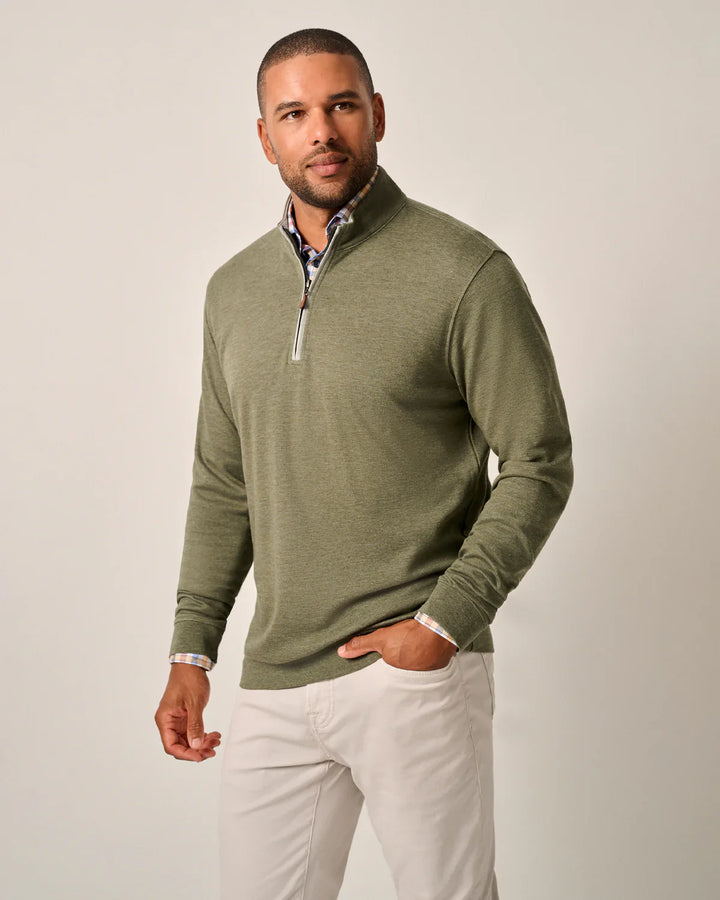 Johnnie-O Sully 1/4 Zip Pullover Sequoia JMKO1460