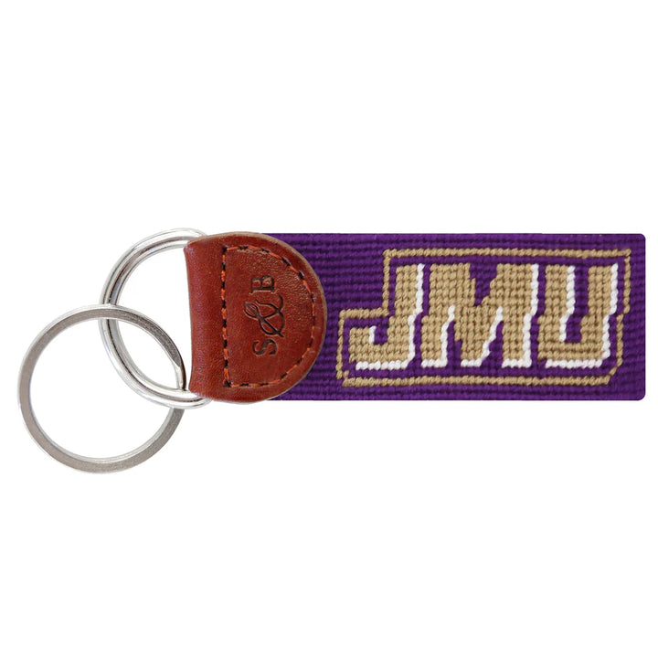 James Madison Needlepoint Key Fob