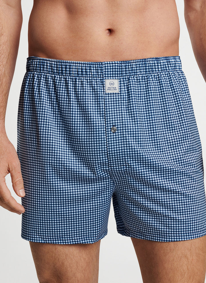 Nebraska Gingham Performance Boxer