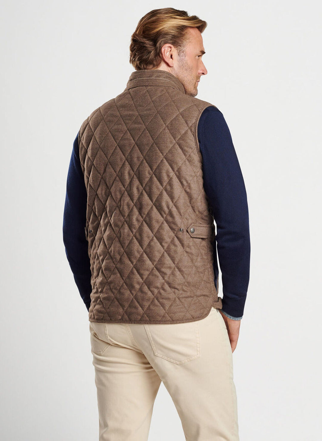 Peter Millar Essex Wool Vest Rye MF24Z04