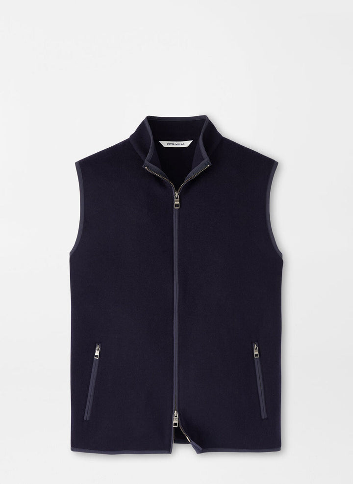 Peter Millar Crown Flex Fleece Vest Navy MF24Z20