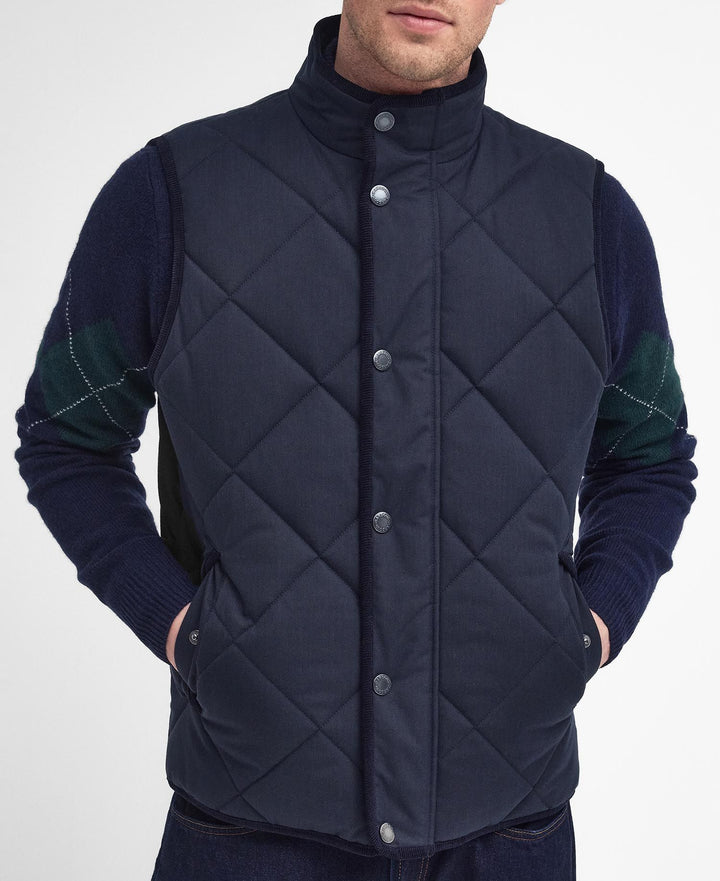 Barbour Holborn Gilet Dark Navy MGI0254