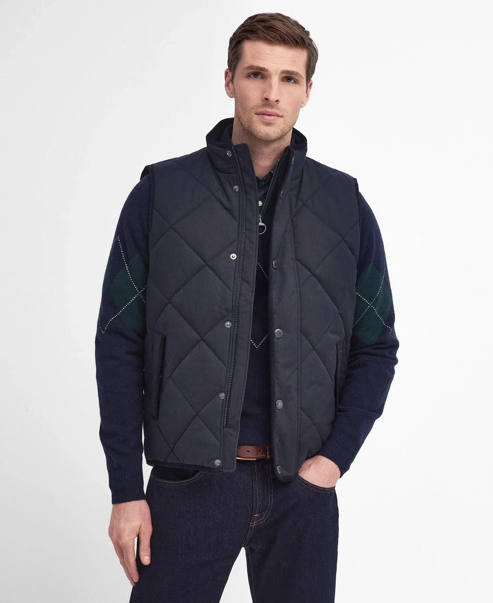 Barbour Holborn Gilet Dark Navy MGI0254