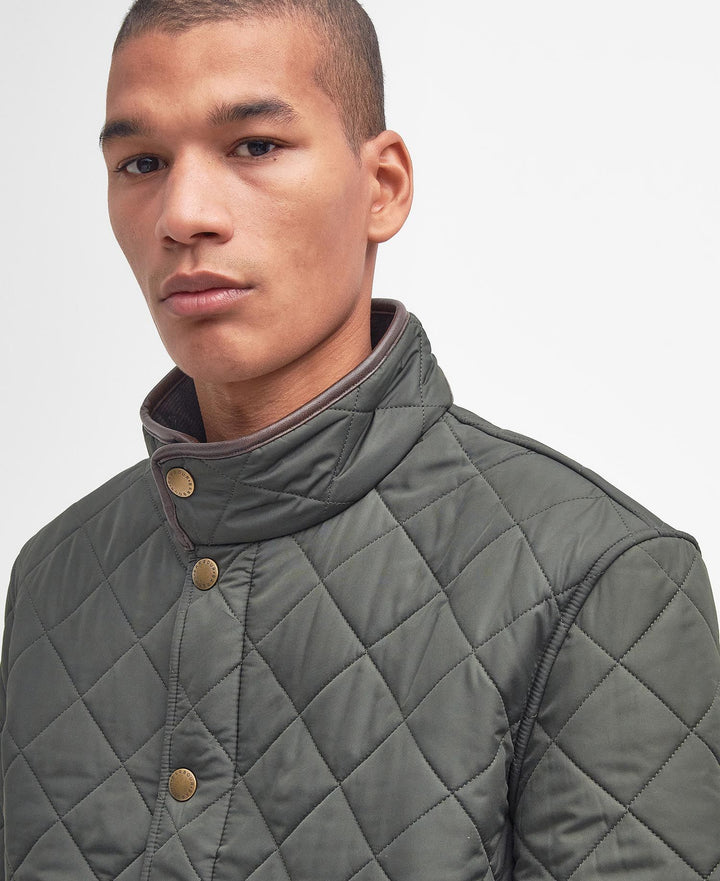 Barbour Powell Quilted Jacket Sage MQU0281