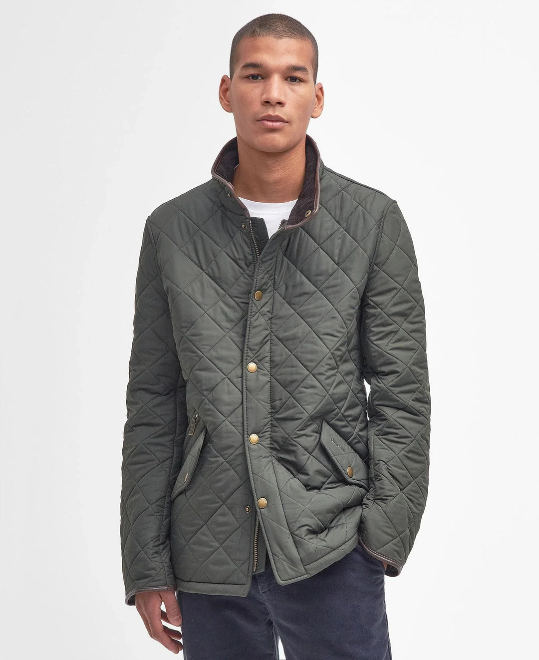 Barbour Powell Quilted Jacket Sage MQU0281