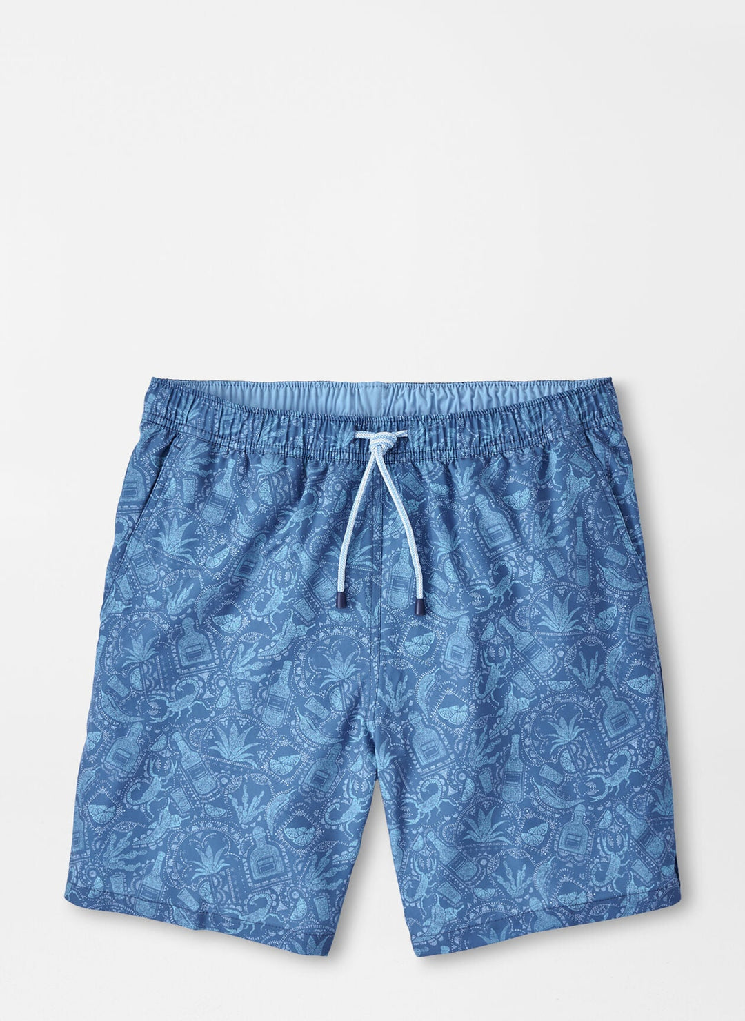 Peter Millar Mezcal Mayhem Swim Trunk Moon Blue MS24P05