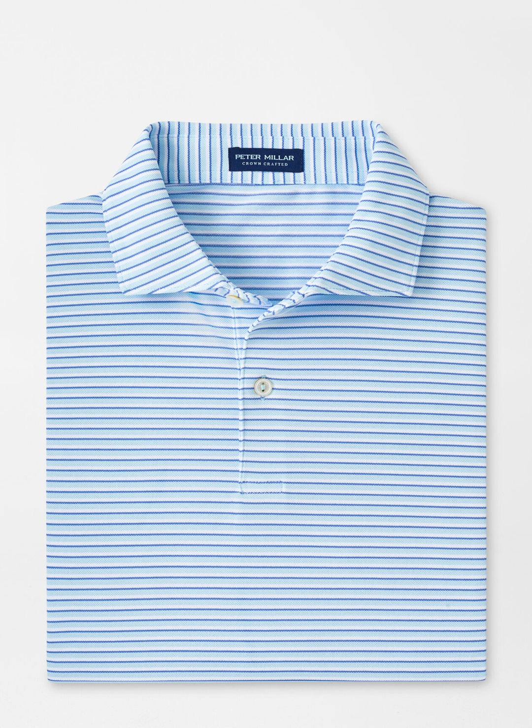 Peter Millar Tempo Performance Mesh Polo Iced Aqua MS24XK52E