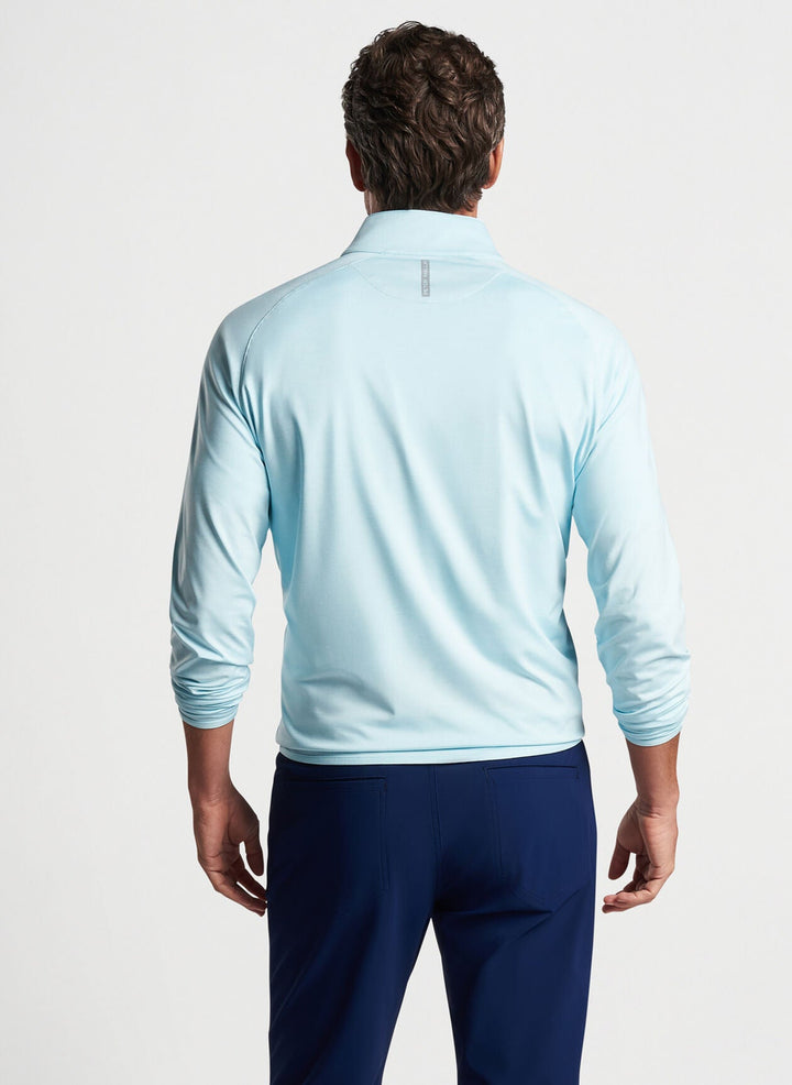 Peter Millar Stealth Performance Quarter-Zip Iced Aqua MS24XK60