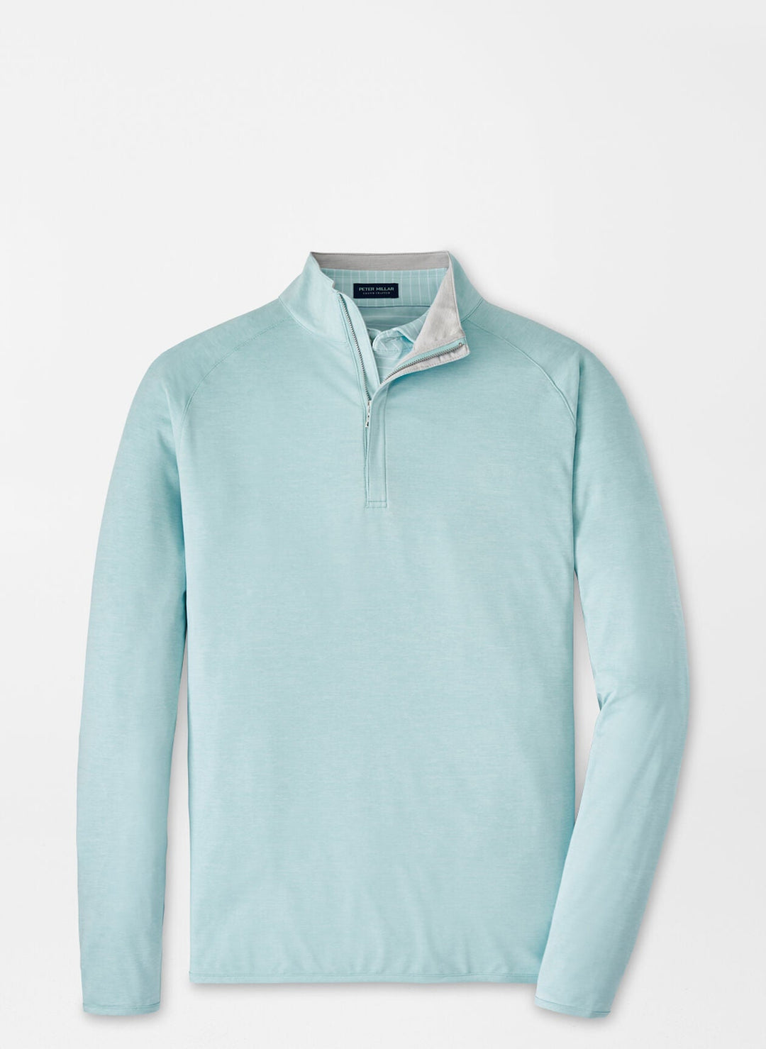 Peter Millar Stealth Performance Quarter-Zip Iced Aqua MS24XK60