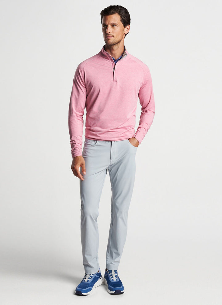 Peter Millar Stealth Performance Quarter-Zip Spring Blossom MS24XK60