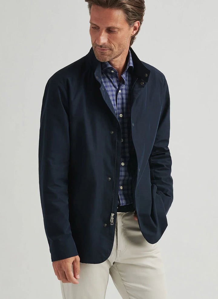 Peter Millar Mercer Zip Blazer Navy MS25Z29