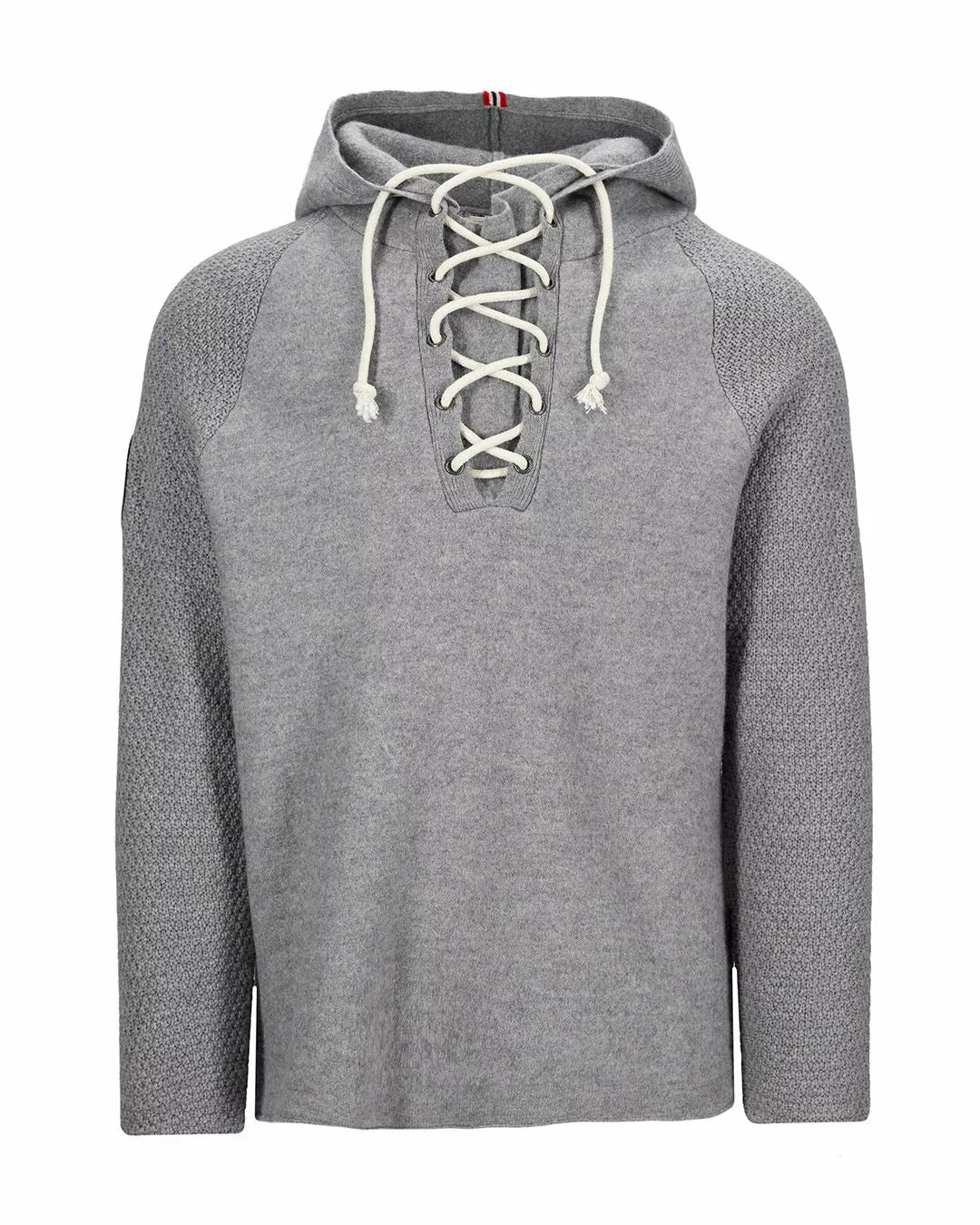 Amundsen Boiled Laced Hoodie Light Grey MSW07.1