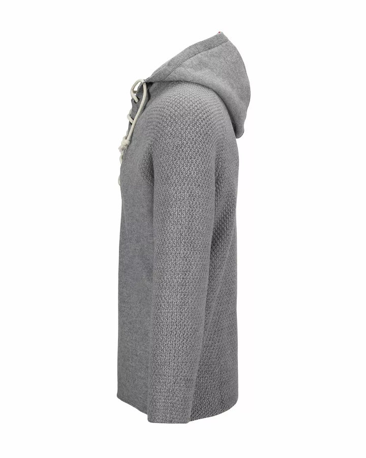 Amundsen Boiled Laced Hoodie Light Grey MSW07.1