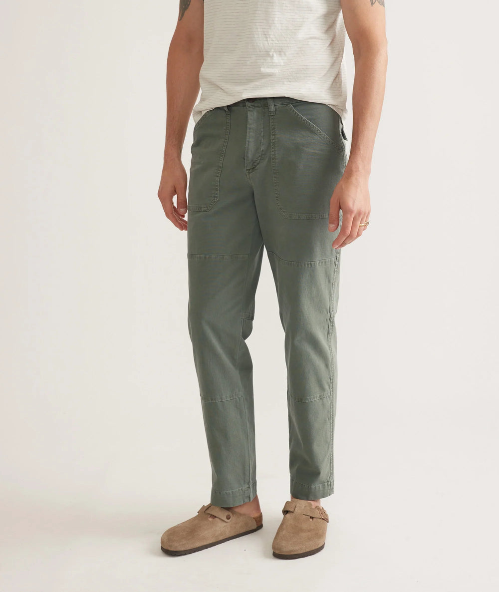 Marine Layer Breyer Relaxed Utility Pant Vetiver 1240105111389