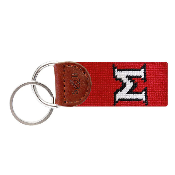 Miami of Ohio Needlepoint Key Fob