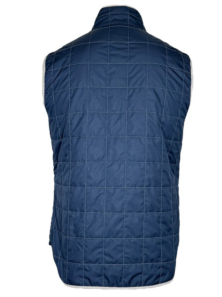 Waterville Theo Box Quilted Vest Navy TD2