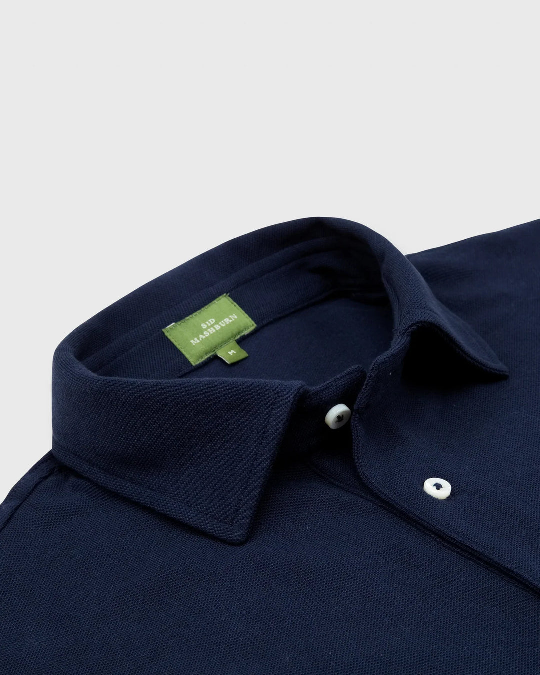 Sid Mashburn Short-Sleeved Polo Navy Pima Pique S33503