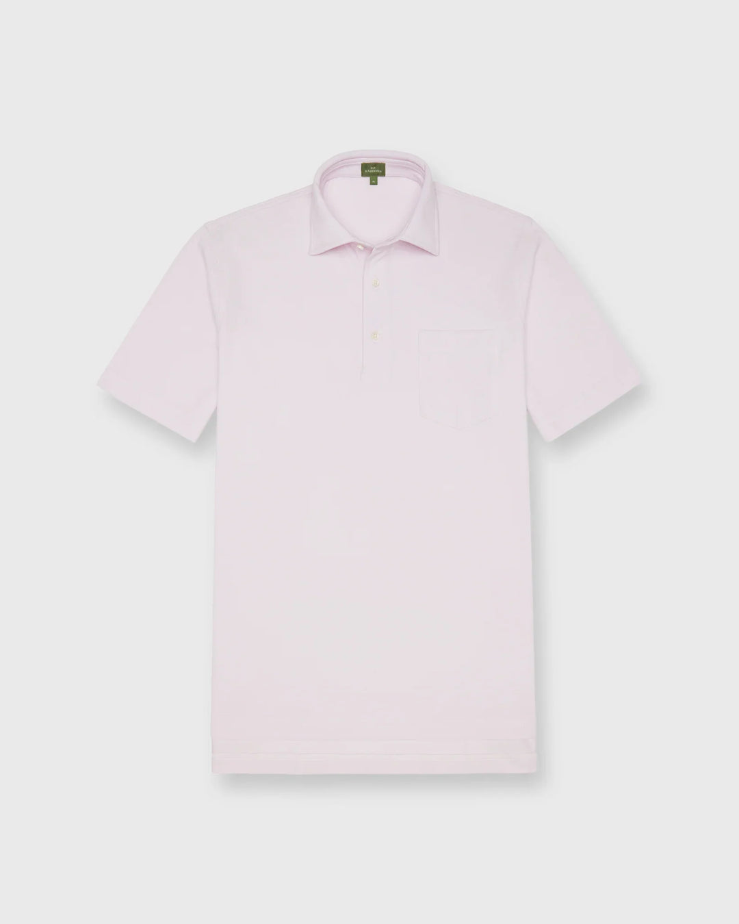 Sid Mashburn Short-Sleeved Polo Pale Pink Pima Pique S33507